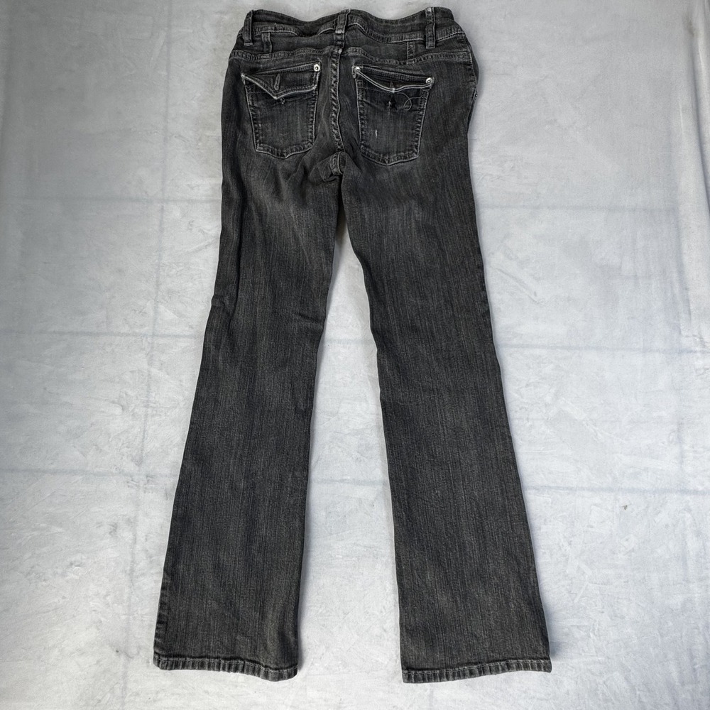 Banana Republic Womens Bootcut Jeans Black Denim Regular Fit Comfort Size 00P - Picture 2 of 16